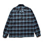 CR Flow Ombre Check Open Collar L/S SH
