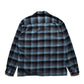 CR Flow Ombre Check Open Collar L/S SH