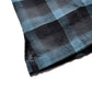 CR Flow Ombre Check Open Collar L/S SH