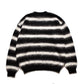 Blurry Border Mohair Knit Pullover