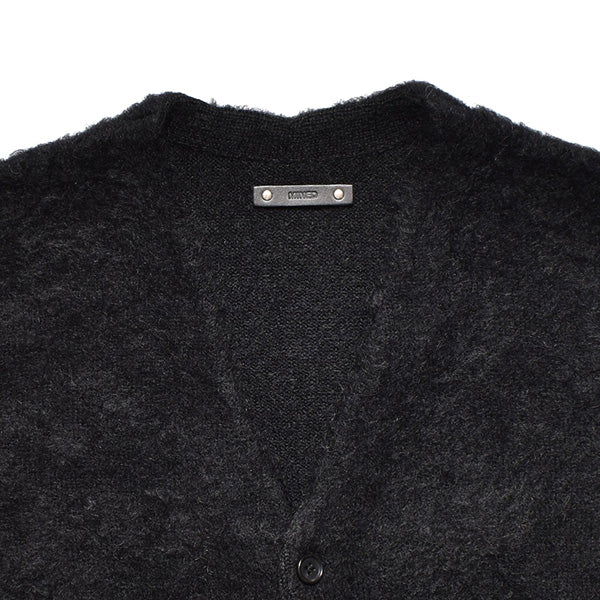 Shaggy Mohair Knit Cardigan