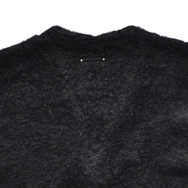 Shaggy Mohair Knit Cardigan