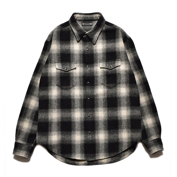 Ombre Check Flannel RF Western SH