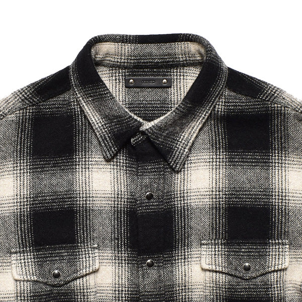 Ombre Check Flannel RF Western SH