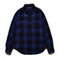 Ombre Check Flannel RF Western SH