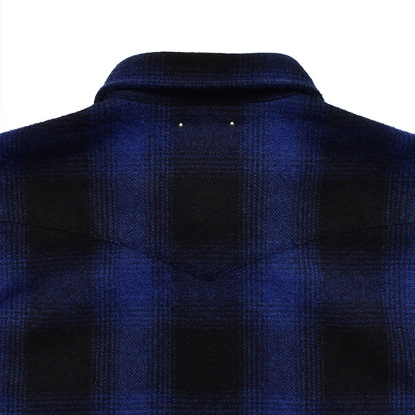 Ombre Check Flannel RF Western SH