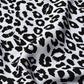 Lips Leopard Print Open Collar SH
