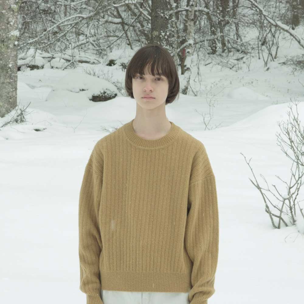 Wo/Ca Rib Pullover