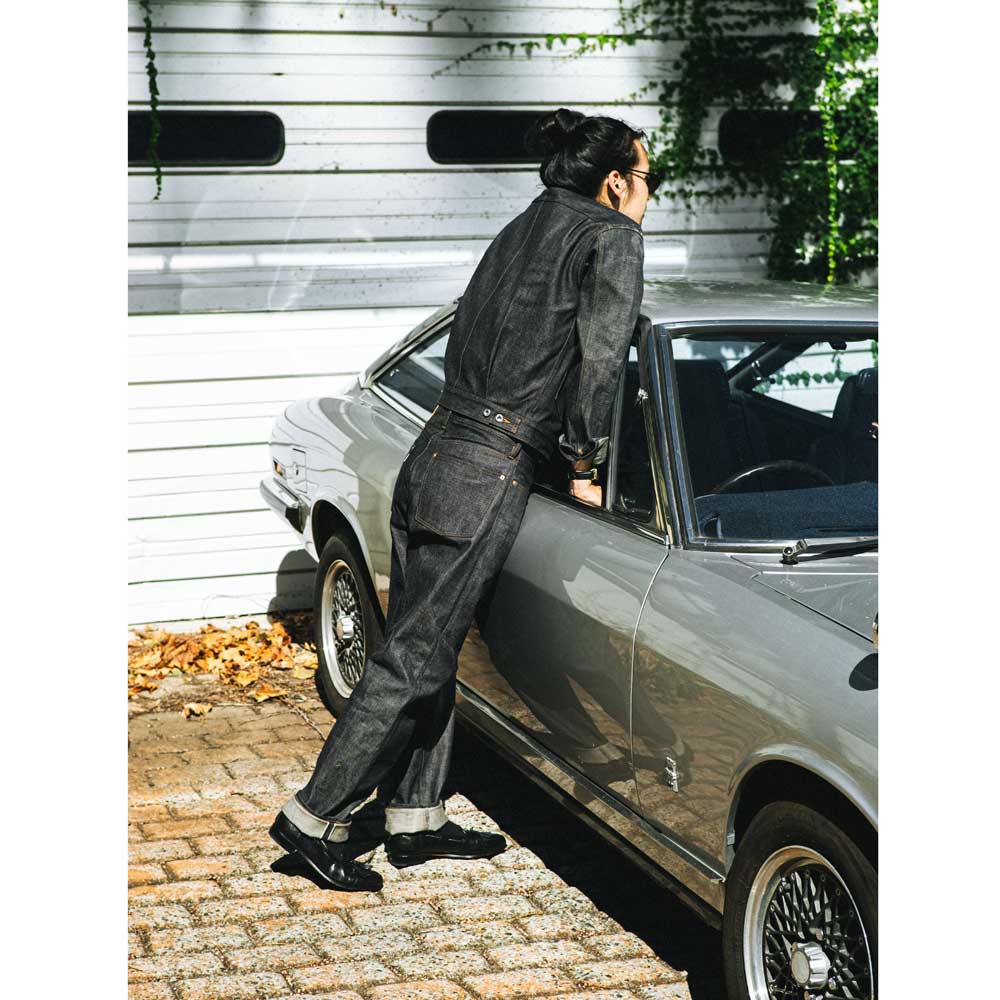 MODERN DENIM TROUSERS STRAIGHT CUT
