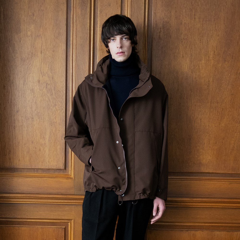 Wool Canvas Blouson