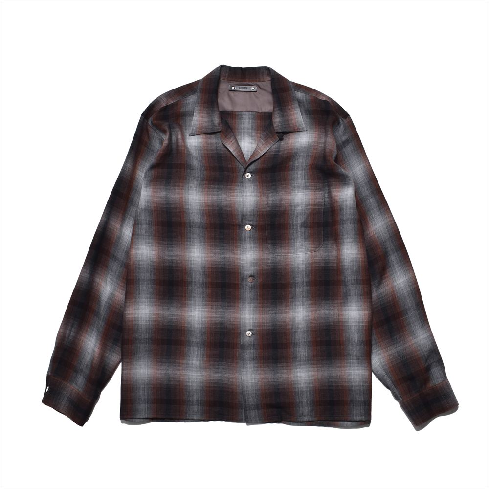 T.Rayon Ombre Open Collar SH