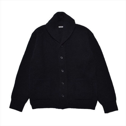 Baby Alpaca Wool Shawl Collar Knit Cardigan