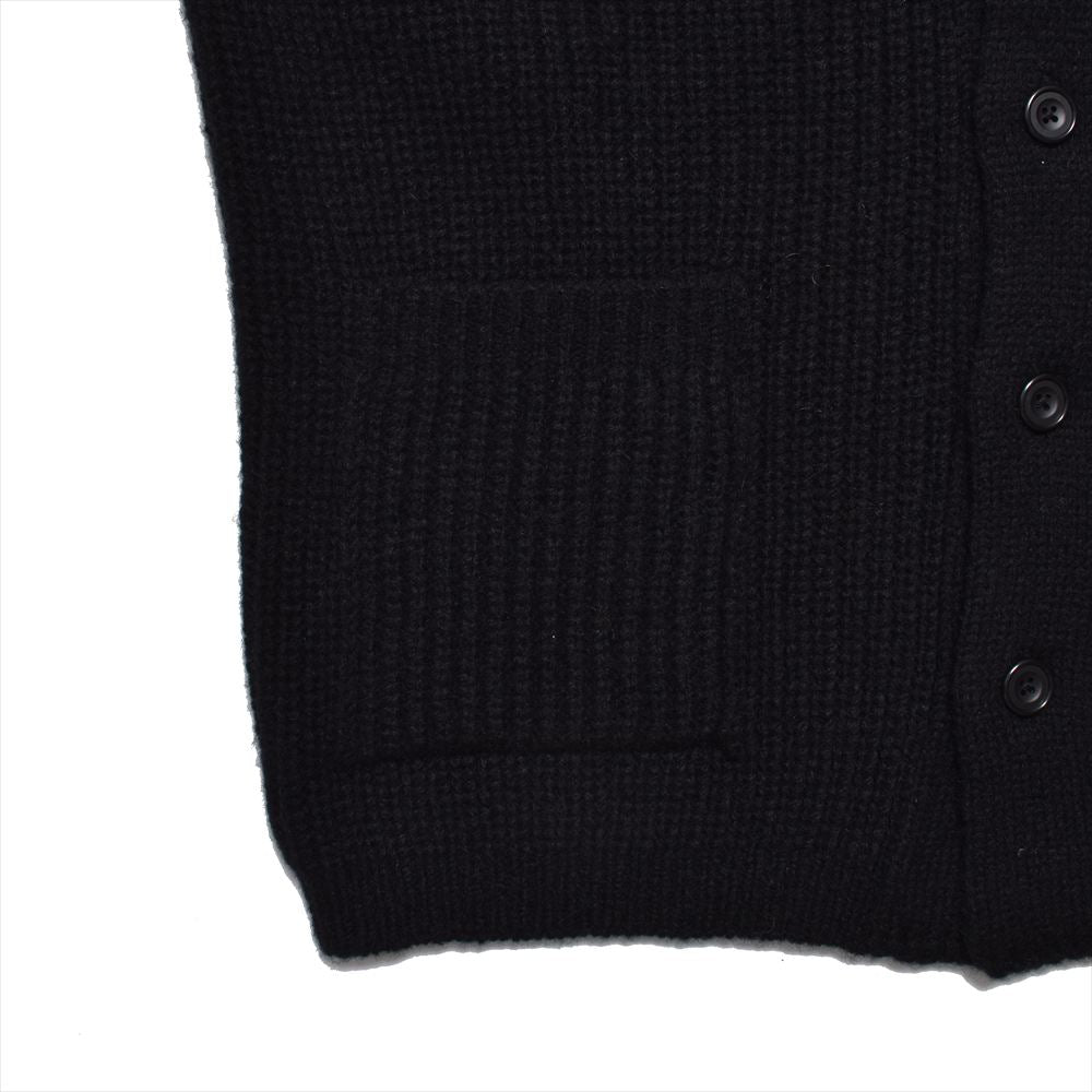 Baby Alpaca Wool Shawl Collar Knit Cardigan
