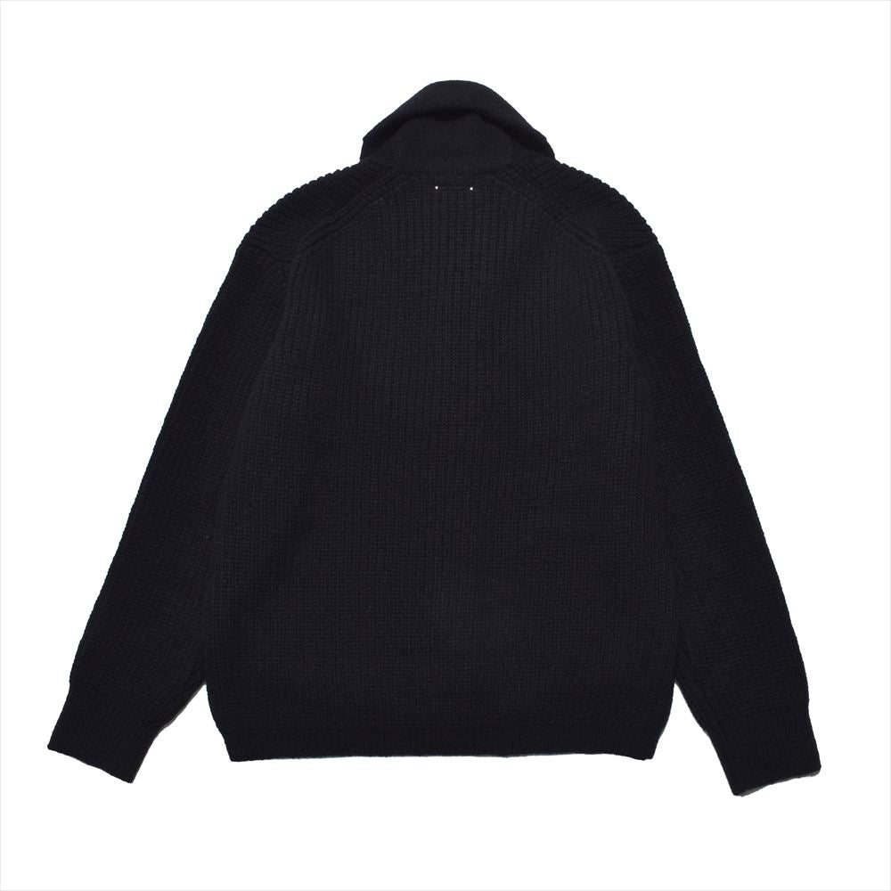 Baby Alpaca Wool Shawl Collar Knit Cardigan