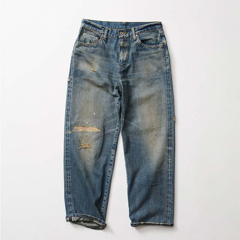 Distressed jeans