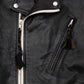 Leather biker jacket