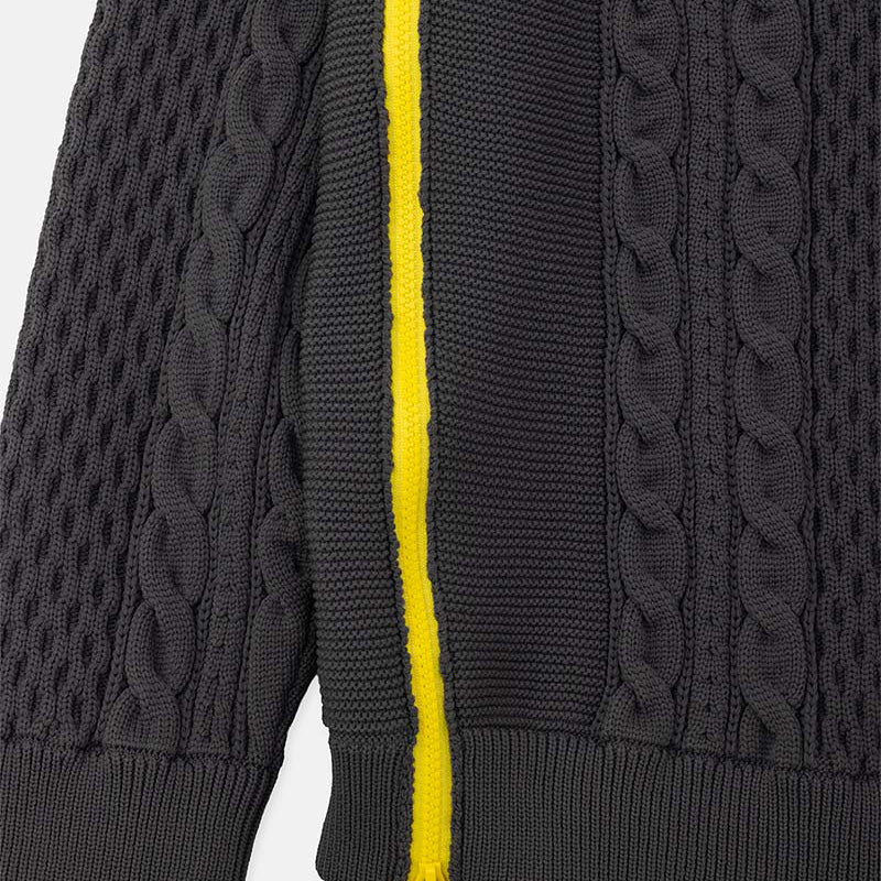 Side zip sweater