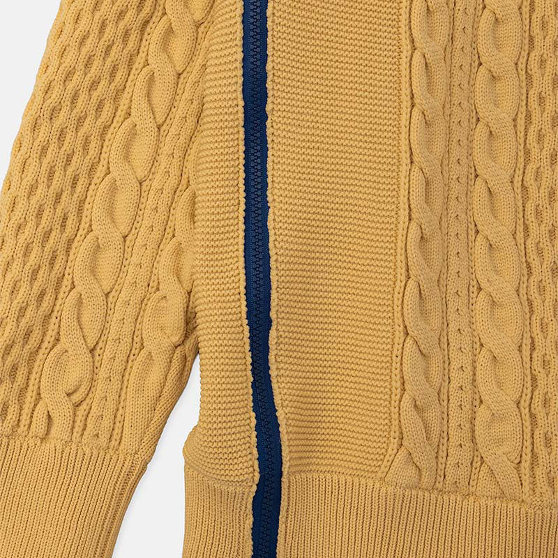 Side zip sweater