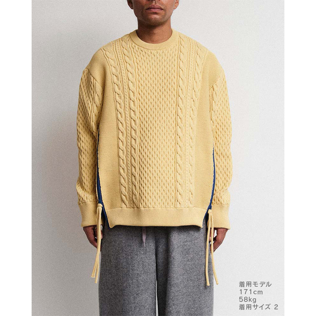 Side zip sweater