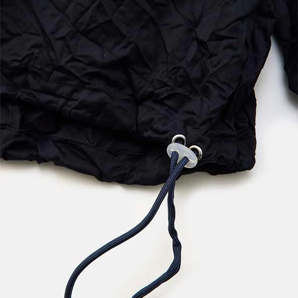 Half zip hoodie (crease finish)
