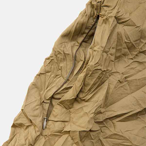Half zip hoodie (crease finish)