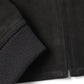 Goat suede zip up blouson