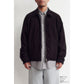 Goat suede zip up blouson