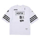 Mesh football T-shirt