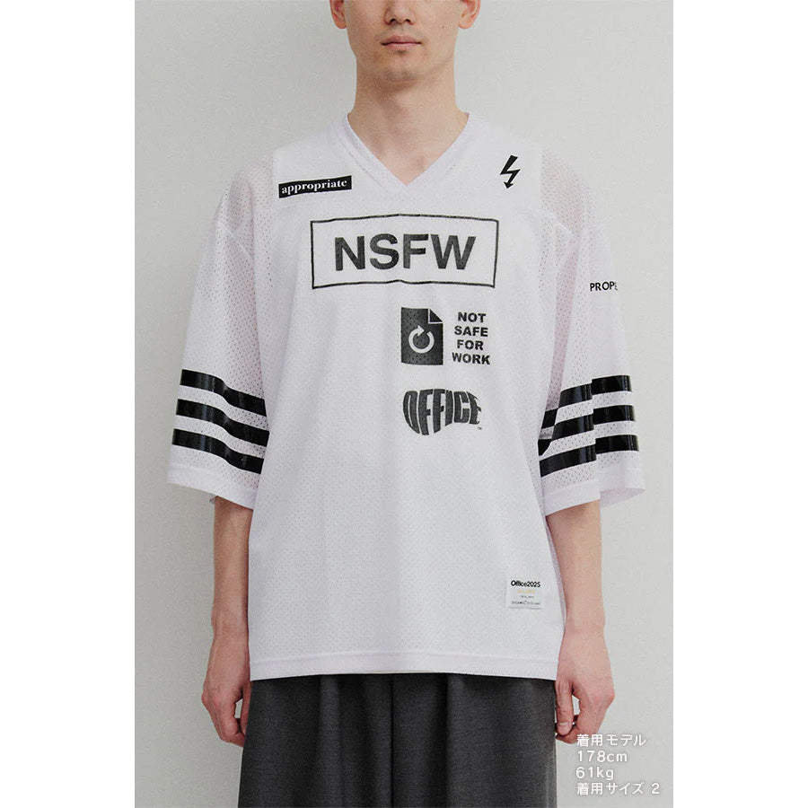 Mesh football T-shirt