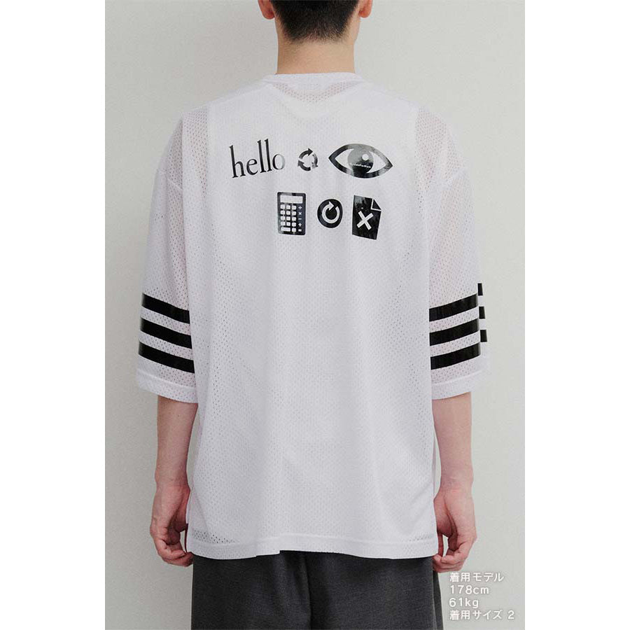 Mesh football T-shirt