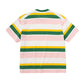 Multi border oversized T-shirt