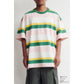 Multi border oversized T-shirt