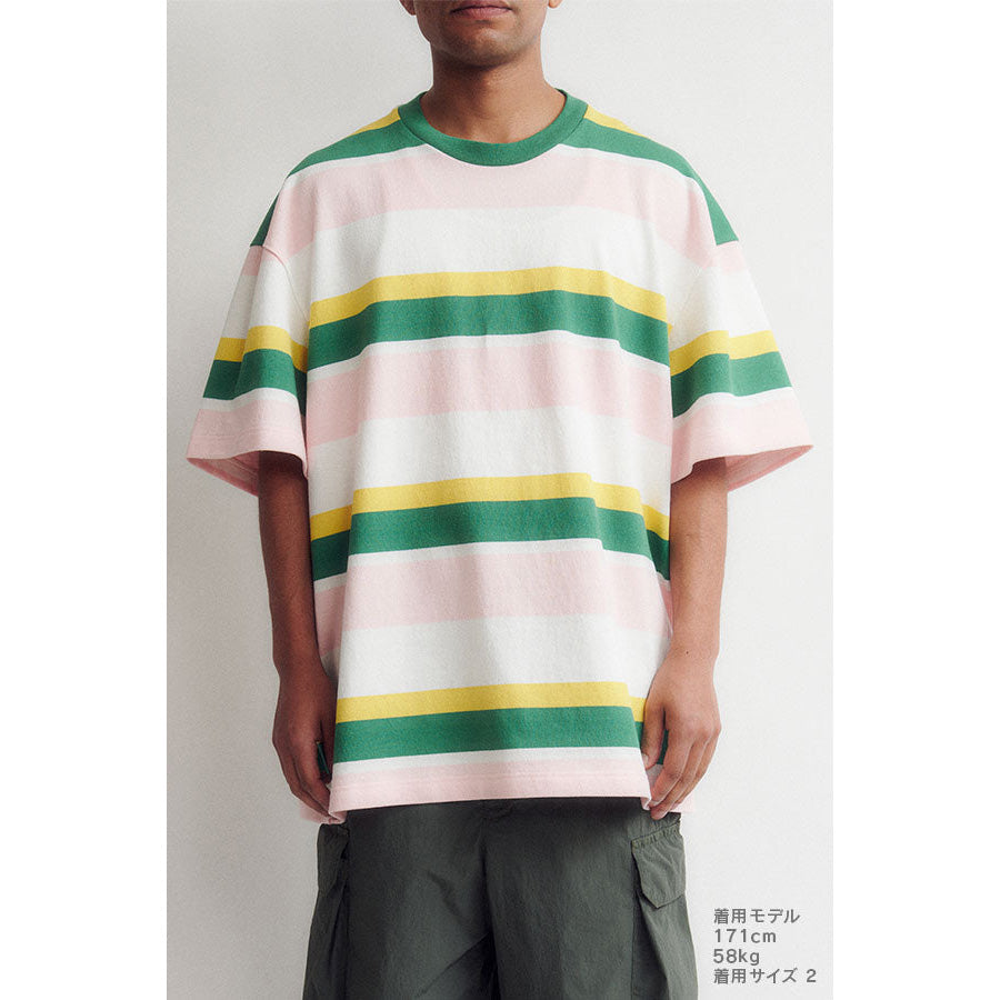 Multi border oversized T-shirt