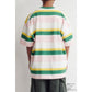 Multi border oversized T-shirt