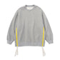 Side zip sweatshirt