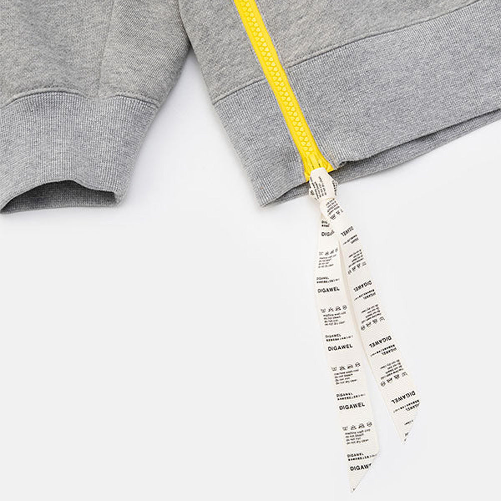 Side zip sweatshirt