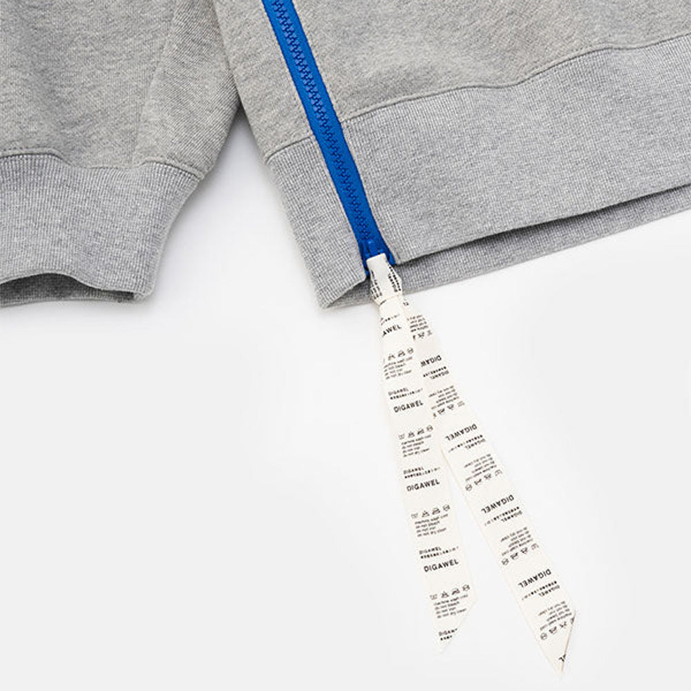 Side zip sweatshirt