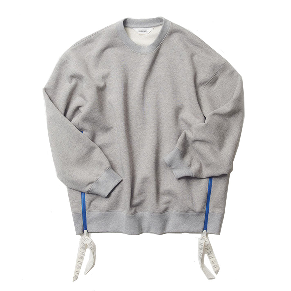 Side zip sweatshirt