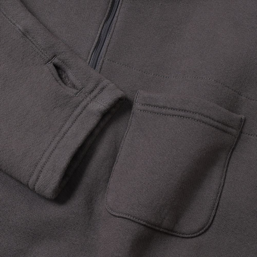 Zip Mock Neck - 12oz Cotton Fleece
