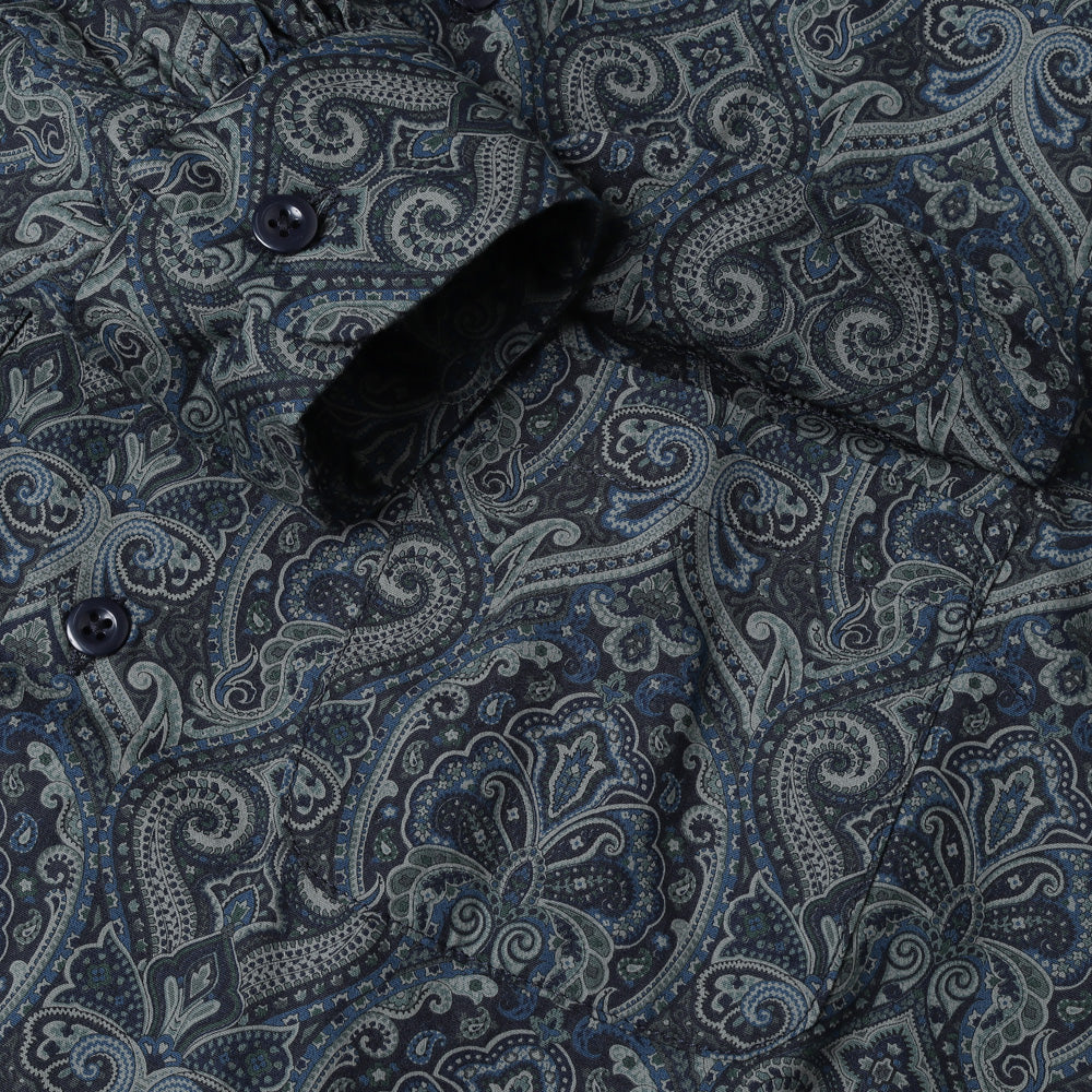 Classic Shirt - Cotton Paisley Print