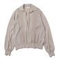 Linen V-neck knit