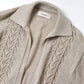 Linen V-neck knit