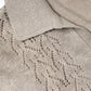 Linen V-neck knit