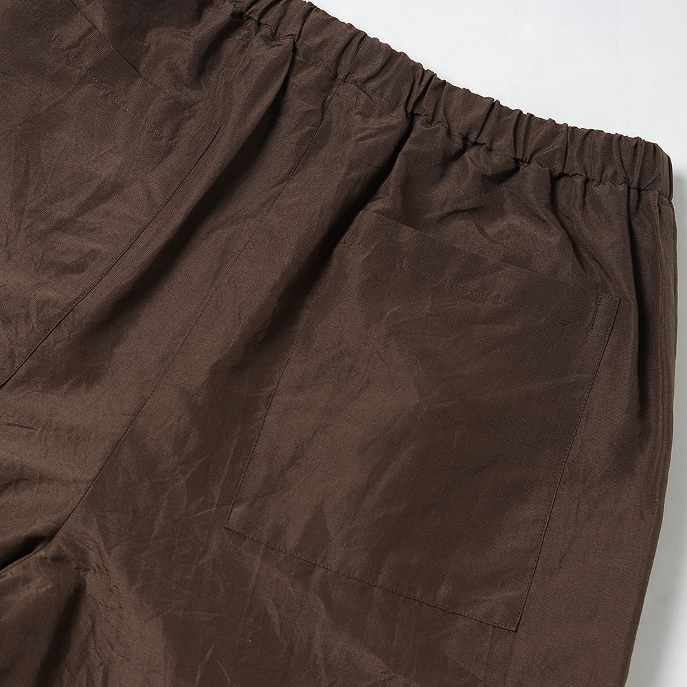Silk Linen Easy Half Pants