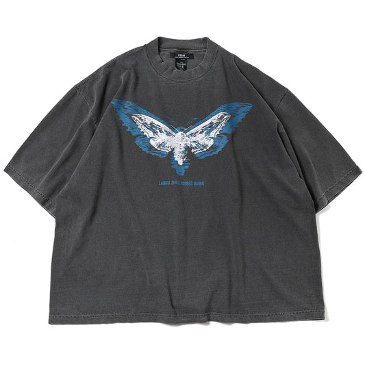 PIGMENT DROPSHOULDER T-SHIRT(MOTH)