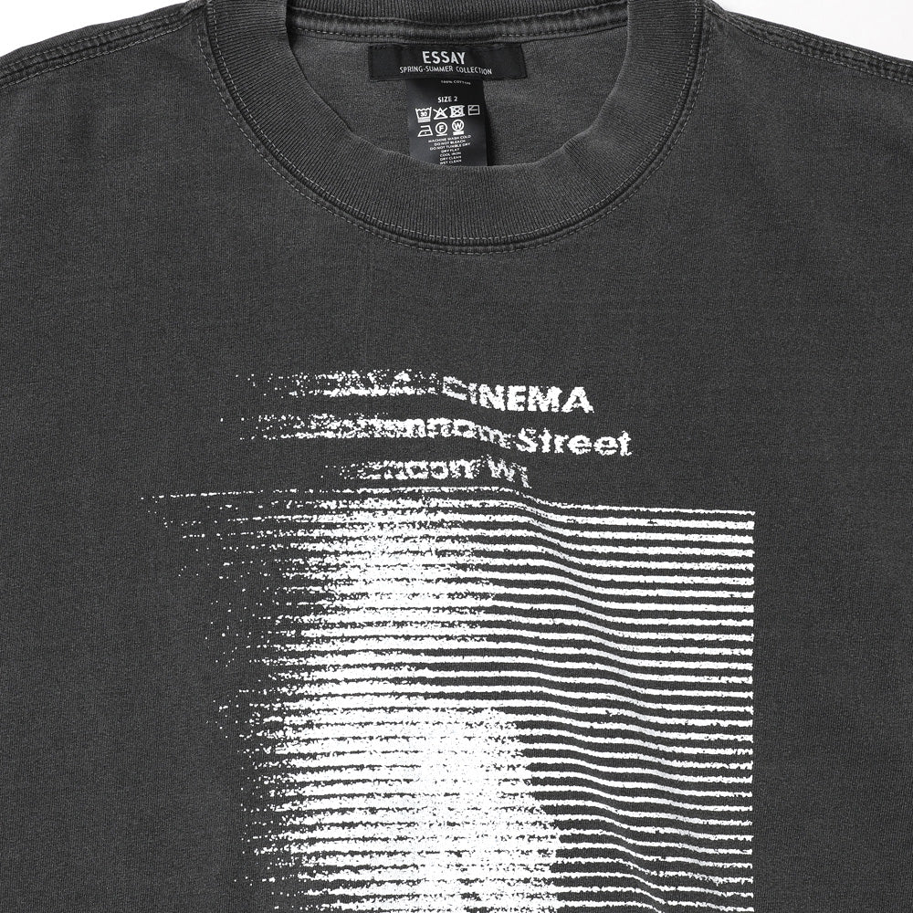 PIGMENT DROPSHOULDER T-SHIRT(CINEMA)