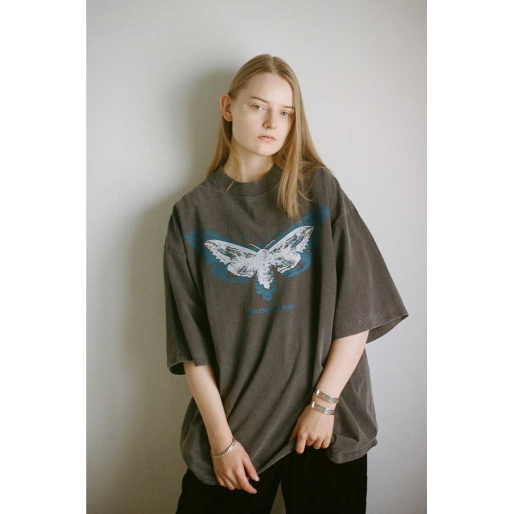 PIGMENT DROPSHOULDER T-SHIRT(MOTH)