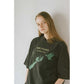 OVERSIZED GARMENT DYE T-SHIRT(UTOPIA)