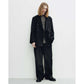 WOOL WIDE TRACK TROUSERS