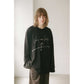 OVERSIZED GARMENT DYE L/S T-SHIRT(DANCE)